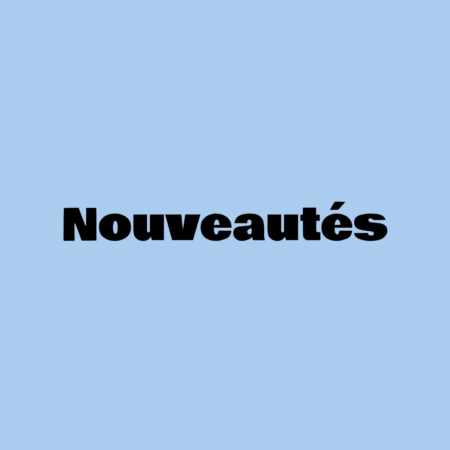 Nouveautés