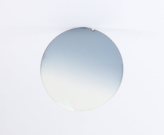 Verre bleu dégradé 50%